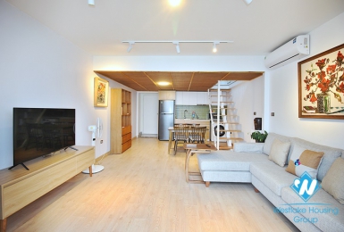 Duplex apartment with lake view for rent in Ve Ho st, Tay Ho District 